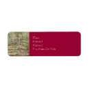 Search for water return address labels Monet