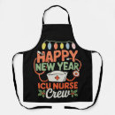 Search for happy new year aprons Funny