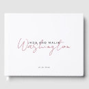 Search for simple wedding guest books Calligraphy