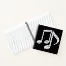 Search for sheet music notebooks Black and white