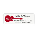 Search for rock and roll return address labels Rocker