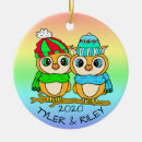 Search for love birds christmas tree decorations Owls