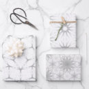 Search for white silver wrapping paper Pattern
