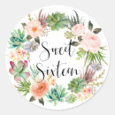 Search for floral sweet sixteen stickers Summer