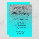 Search for pretty 50th birthday invitations Calligraphy