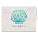 Search for seashells table cards Nautical