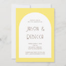 Search for pastel yellow wedding invitations Simple