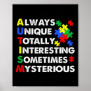 Search for uniqueness posters Aspergers