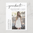 Search for university graduation announcement cards Black and white