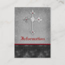 Search for gothic cross invitations Black