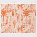 Search for toile wrapping paper Antique