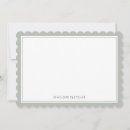 Search for scalloped note cards Simple