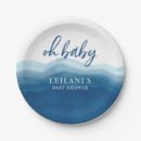 Search for oh baby plates Navy blue