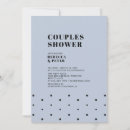 Search for blue shower wedding invitations Modern