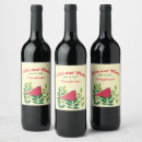 Search for cardinal bird wine labels Red and green