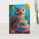 Search for colourful owls cards Bird