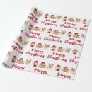 Search for funny christmas wrapping paper Santa