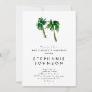 Search for palm tree tree hens party invitations Watercolor