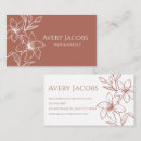 Search for boho business cards Terracotta