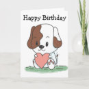 Search for cartoon dog birthday cards Cute