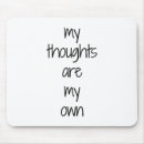 Search for thoughts mousepads Inspirational