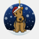 Search for airedale christmas tree decorations Kawaii