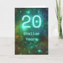 Search for 20th birthday cards Stars