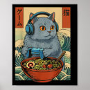 Search for cute ramen art Cat