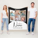 Search for black and white photo blankets Grandchildren
