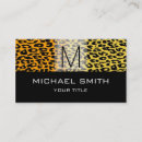 Search for leopard business cards Simple