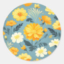 Search for yellow marigold stickers Botanical