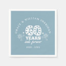 Search for 60th anniversary wedding napkins Vow renewal