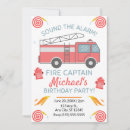 Search for fire engine invitations Boy