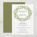 Search for natural wedding invitations Greenery