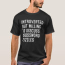 Search for crossword tshirts Lover