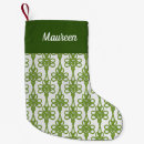 Search for celtic christmas stockings Shamrock