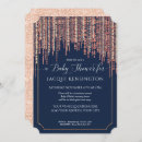 Search for glitz and glam baby shower invitations For her