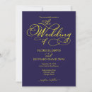 Search for navy blue yellow wedding invitations Modern