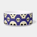 Search for skull pet bowls White