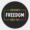 Search for 1865 stickers Juneteenth