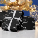 Search for black white christmas wrapping paper Holiday season