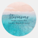 Search for blue name stickers Elegant script