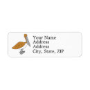 Search for pelican return address labels Bird