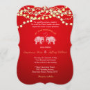 Search for elephant wedding invitations Red