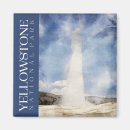 Search for yellowstone national park magnets Old faithful