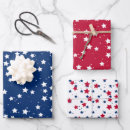Search for red white and blue wrapping paper Old glory