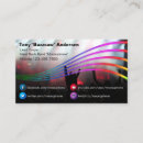Search for rock band business cards Musician