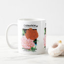 Search for red carnation mugs Vintage
