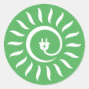 Search for alternative energy stickers Green