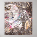 Search for full moon painting posters Grunge